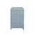 Abigail Two Drawer Light Blue Rattan Side Table For Sale In New York - Image 6 of 7