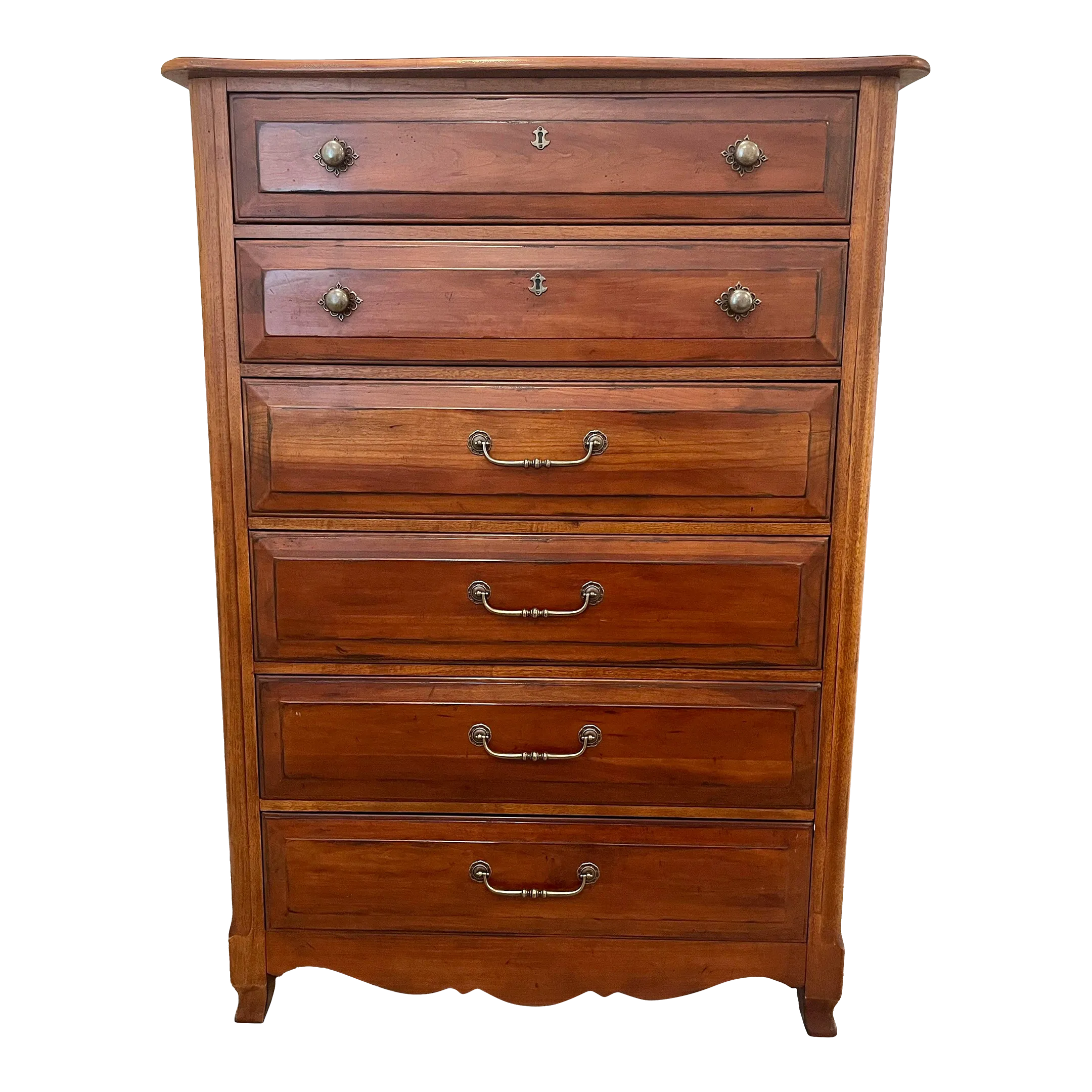 1990s Drexel Heritage Cherrywood French Countryside 6-Drawer
