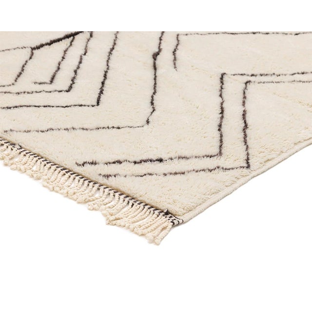 Hand-Knotted Wool Rug by Azele Studio For Sale - Image 4 of 10