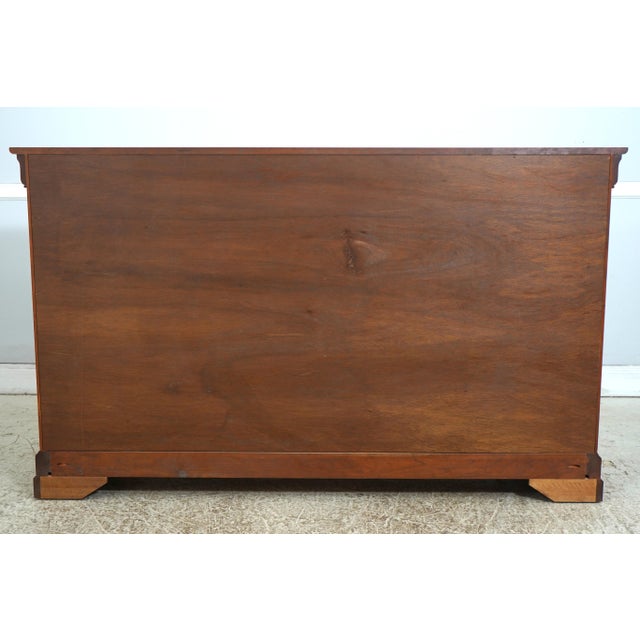 Stickley Cherry Marseilles 8 Drawer Double Dresser W. Mirror For Sale - Image 12 of 15