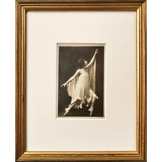 C. 1900 Vintage Art Nouveau Photograph Isadora Duncan/ Dancer For Sale