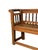 19th Century Walnut Bench with Worked Backrest and Armrests For Sale - Image 4 of 6
