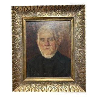 Heinrich Pforr, Portrait of a Gentleman with a White Beard, 1909, Oil on Canvas For Sale