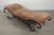 Mid 20th Century Vintage French Twisted Rope Wrought Iron Bench With Taupe Cushion For Sale - Image 5 of 12