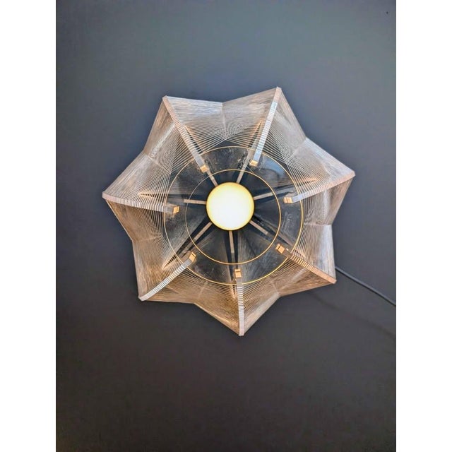 1960s 1960s Mid-Century Modern Paul Secon Chandelier Swag Light for Sompex For Sale - Image 5 of 8