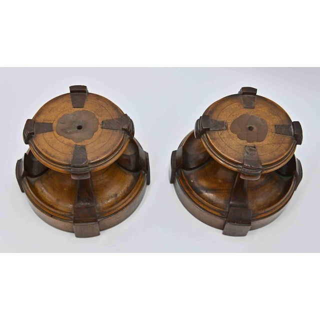Italian Florentine Wooden Bases, 19th Century For Sale - Image 4 of 5
