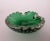 Alfredo Barbini C.1960s Italian Hand-Blown Alfredo Barbini Emerald Green Murano Catchall Bowl With Bubble Inclusions For Sale - Image 4 of 13