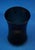 Vintage Vase in Black Smoked Glass from the Gral Crystal Manufactory, Germany, 1950s For Sale - Image 10 of 18