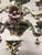 1940s Vintage French Porcelain Flower Chandelier For Sale - Image 5 of 18