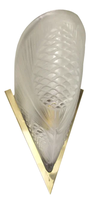 French Art Deco Wall Light from Degue, 1930s