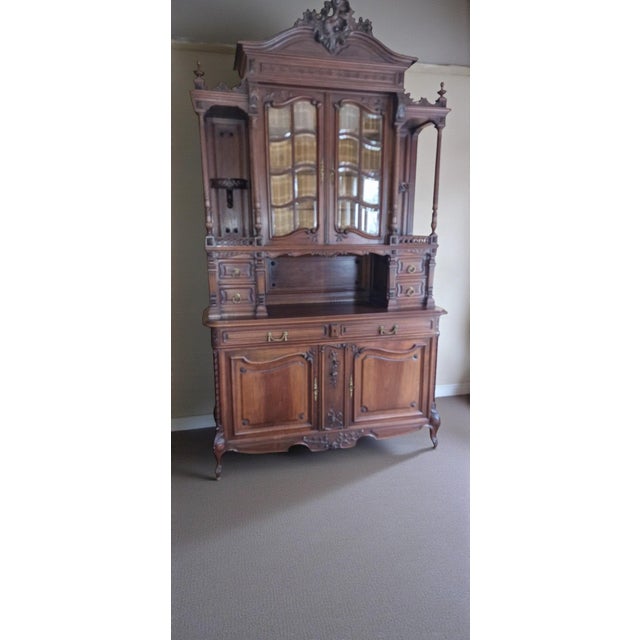 Wood Large Antique French Neo-Renaissance Style Sideboard, 1890s For Sale - Image 7 of 7