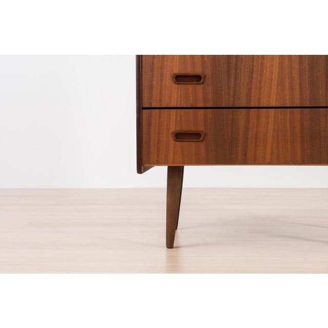 Wood Scandinavian Teak Chest of Drawers, 1960s For Sale - Image 7 of 9