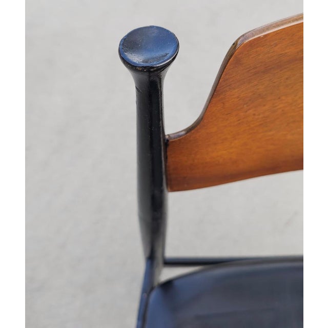 Mid-Century Dining Chairs in style of Paolo Buffa, Former Yugoslavia, 1960s, Set of 4 For Sale - Image 14 of 15