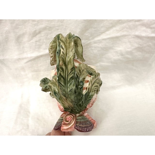 2000 - 2009 Fitz & Floyd Oceana Multicolor Shell Pitcher For Sale - Image 5 of 8