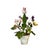 Hollywood Regency Vintage Italian Tole Potted Flowers / Floral Toleware Arrangement Sculpture With Tulip, Buttercup and Lily Blooms For Sale - Image 3 of 7