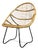 Rattan Lounge Chair by Alan Fuchs for Uluv, Former Czechoslovakia, 1960s For Sale