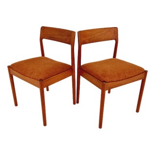 Danish Teak Dining Chairs by Johannes Norgaard, 1960s, Set of 2 For Sale