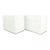 Milo Baughman Nightstands in White Lacquer For Sale
