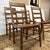 Victorian Ladderback Dining Chairs, Set of Four For Sale - Image 4 of 12