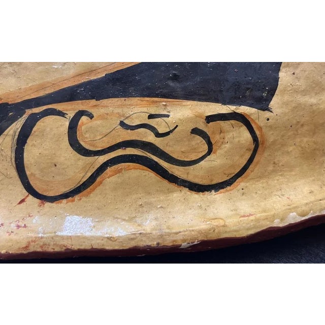 Paper Papier Mâché Mask, 1960s For Sale - Image 7 of 8