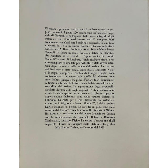 Paper Giorgio Morandi, Figura, 1973, Lithograph For Sale - Image 7 of 9