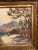 Wood Antique Landscape Painting Signed Sea Dushesye, Pathway by the Water With Horse and Carriage For Sale - Image 7 of 7