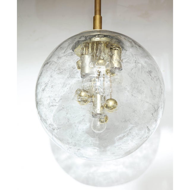Mid-Century Modern 1970s Space Age Sputnik Pendant Light by Doria For Sale - Image 3 of 10