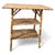 This antique bamboo side table is a stunning example of Victorian Anglo-Japanese furniture, crafted circa 1880–1900 to...