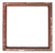 Mid-Century Modern Vintage Wood Picture Frame Fits 24" X 24" Rabbet Opening For Sale - Image 3 of 3