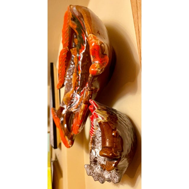 Fish Wall Sculptures from Vallauris, Set of 2 For Sale - Image 5 of 6