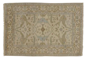 Oushak Rug- 4′1″ × 6′