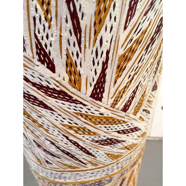 Yalatai hollow log. Artist: Binguur Wirrpanda. Year of birth: 1973. Nationality: Australian. Region: East Arnhem Land....