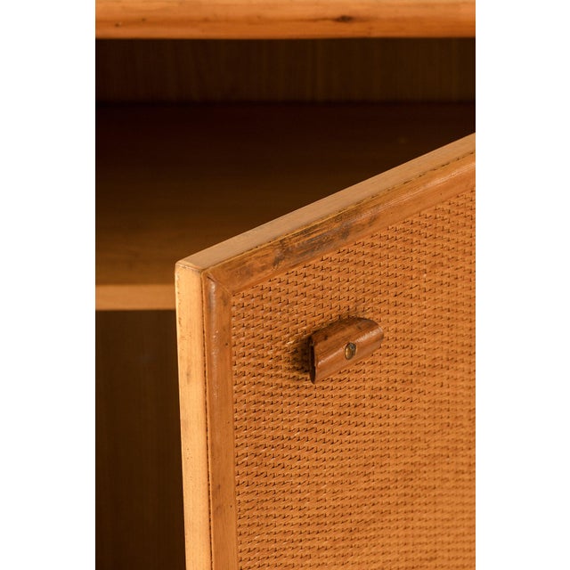 Vintage Rattan and Bamboo Sideboard, Italy, 1970s For Sale - Image 12 of 18
