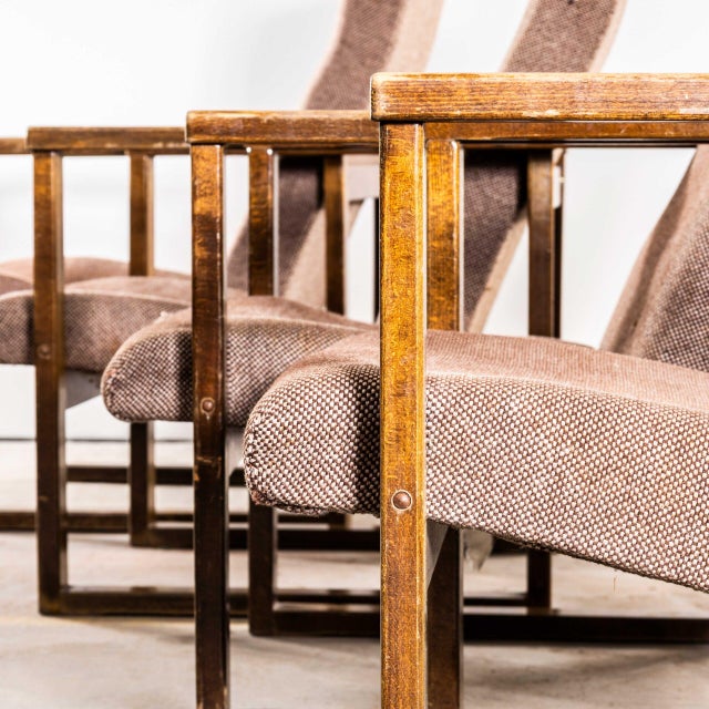 Wood Vintage Cube Lounge Chair, 1950s For Sale - Image 7 of 11