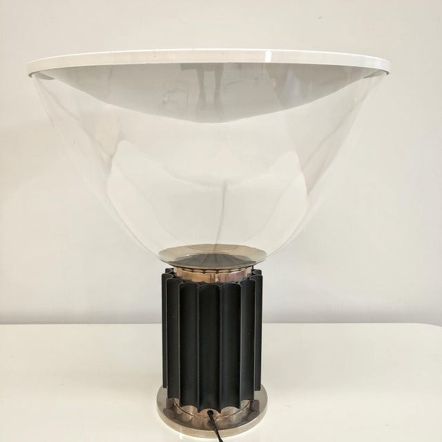 1970s Glass Table Lamp by Castiglioni for Flos, 1970s For Sale - Image 5 of 15