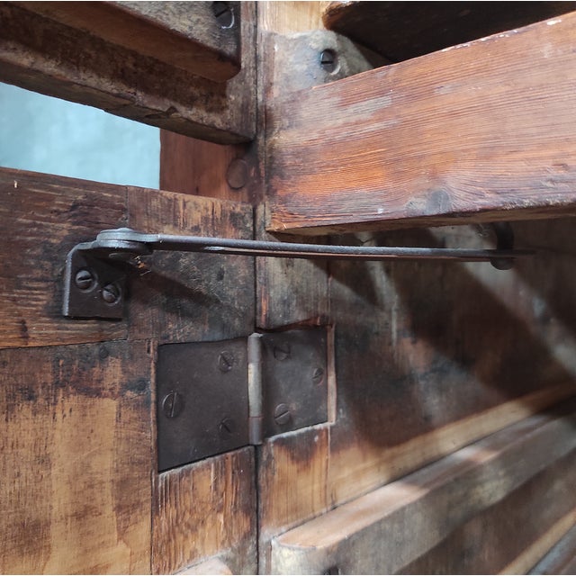 Brown Antique Bakers Cabinet For Sale - Image 8 of 12