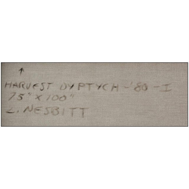 Realism 1980s Harvest Diptych, Lowell Nesbitt For Sale - Image 3 of 4