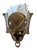 Art Deco Antique Art Deco Wall Sconces With Decorative Shield and Crown Designs - a Pair For Sale - Image 3 of 4