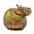 Mid 20th Century Brass Figural Hippopotamus Box by Woco For Sale - Image 4 of 12
