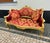 This vintage French Baroque style tufted settee is a dramatic statement piece designed to bring richness, romance, and...