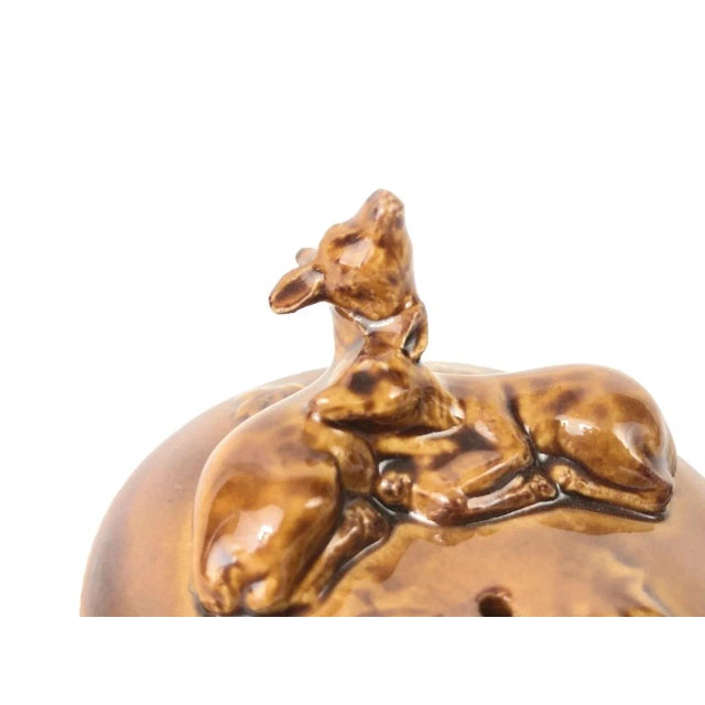 1960s Deer & Maple Leaf Tea Pot Cup Set, Made in Japan Showa Era- 3 Pieces For Sale - Image 11 of 13