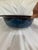 Blue and Red stoneware bowl, 11.5”, by Bill Stewart who has been in collections of Smithsonian Museum. Nationally known...