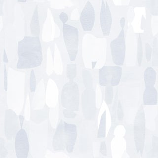 Collage Wallpaper by Susan Hable in Pale Tones For Sale