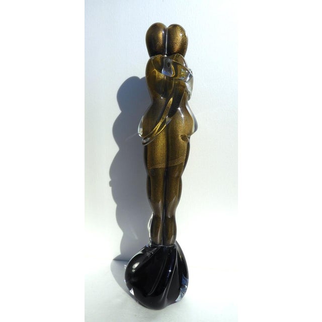 Glass Sergio Rossi, Lovers' Embrace Sculpture, 1980s, Murano Glass For Sale - Image 7 of 7
