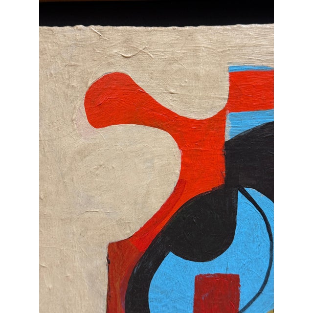 Our gallery is proud to represent Gary Janis a noted local artist. This l\framed work is on Masonite . It is signed and...