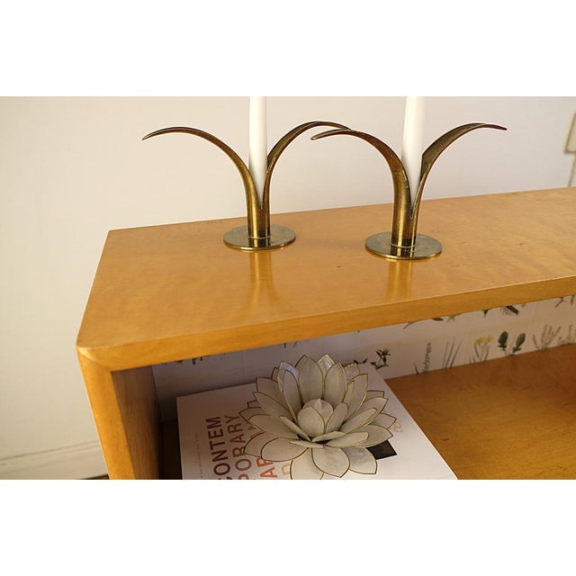 Swedish Modern Nordens Flora Bookcase by C.A.M. Lindman, Sweden, 1940s For Sale - Image 11 of 12