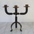 Mid-Century Modern Vintage Brutalist Mid-Century Wrought Iron Candelabra For Sale - Image 3 of 10