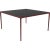 Xaloc burgundy glass top table 140 by mowee dimensions: d140 x w140 x h74 cm material: aluminum, tinted tempered glass...