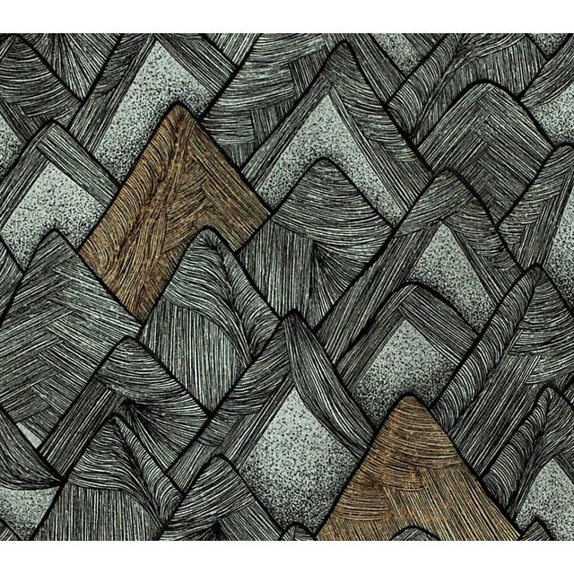 Abstract Kathy Stark, Sandscapes #4 Florida Artist Abstract Modernist Signed Print For Sale - Image 3 of 6