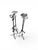 Spanish Gothic Wrought Iron Candlesticks, Late 15th Century, Set of 4 For Sale - Image 4 of 15